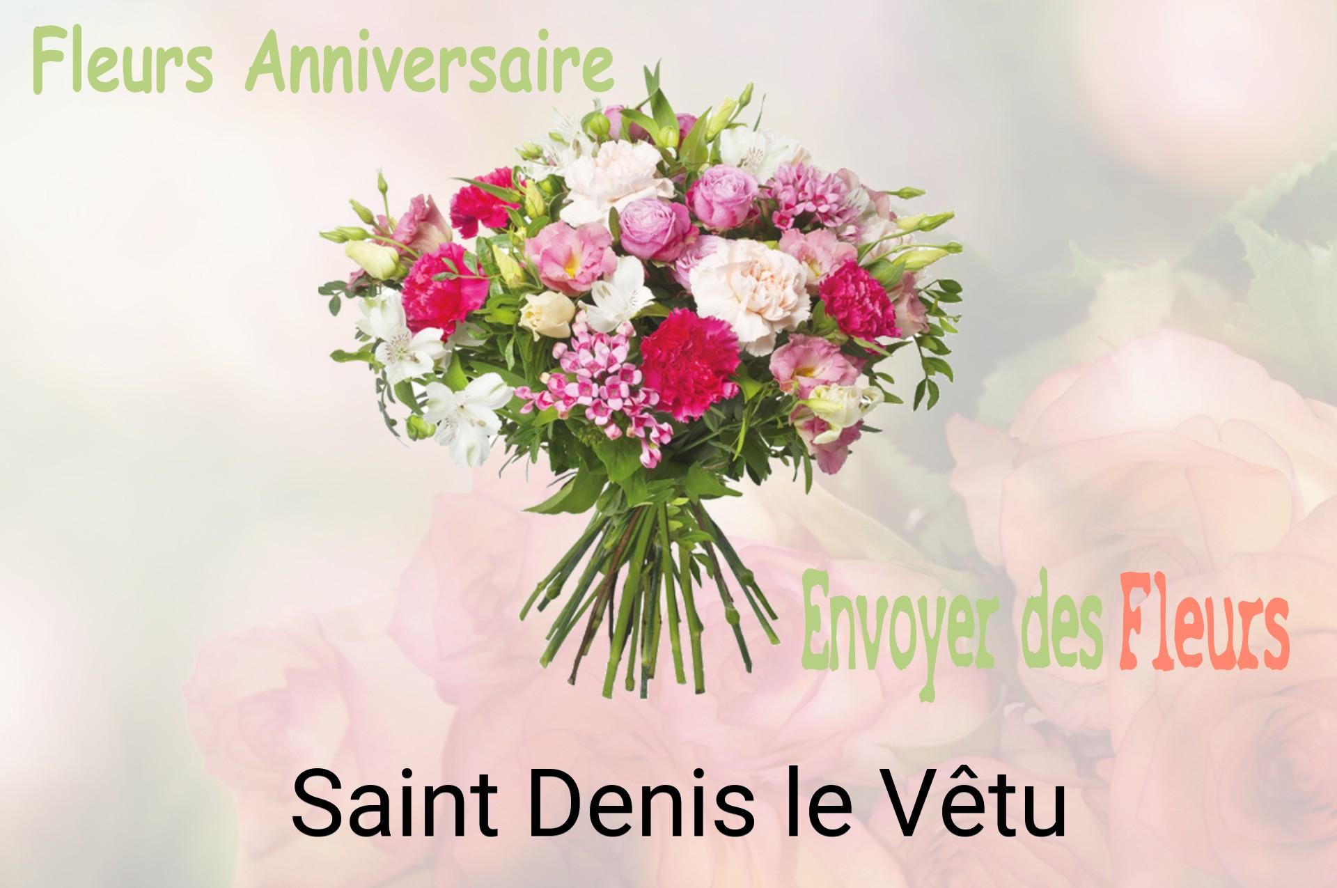 Bouquet de fleurs d’anniversaire livré à Saint-Denis-le-Vêtu